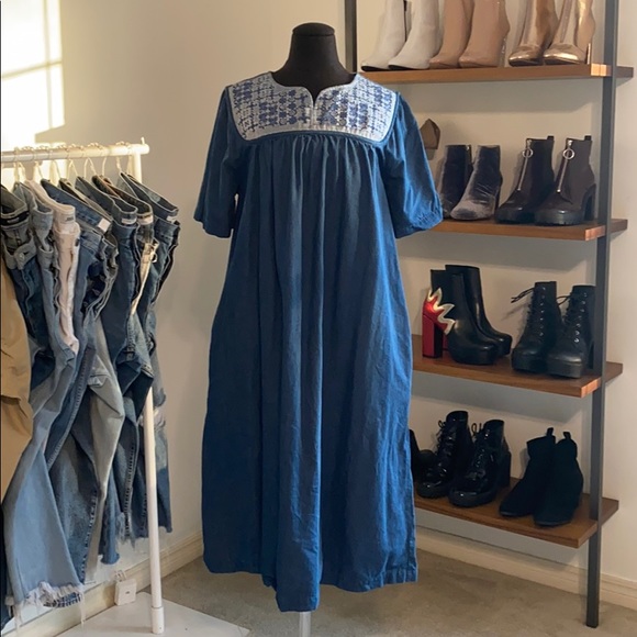 denim patio dresses